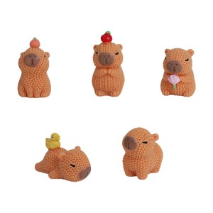 Figura de Animal de Resina Lanshuo, Estilo Tejido, Mini Adorno, Decoración para el Hogar, Decoración de Escritorio, Juguete Coleccionable, Modelo - Product Image 3
