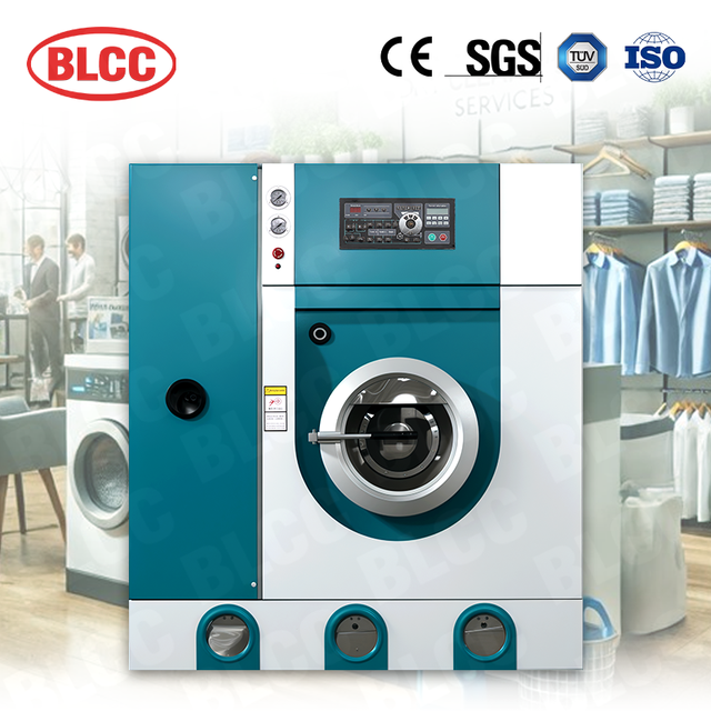 Electric 304 Stainless Steel Perchloroethylene Dry Cleaning Machine 10kg Capacity High Efficiency Fully Automatic Commercial
