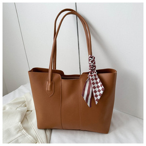 Borsa da donna in pelle di grande capacità portatile antifurto PU per il lavoro quotidiano e per tutte le stagioni stile coreano