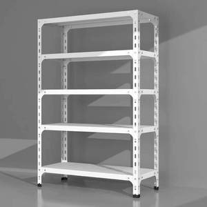 Giá đỡ góc có rãnh, giá đỡ góc cho kệ cửa hàng, 5 tầng, kệ Miniso, kệ kim loại để đồ gia dụng, kệ để đồ - Product Image 2