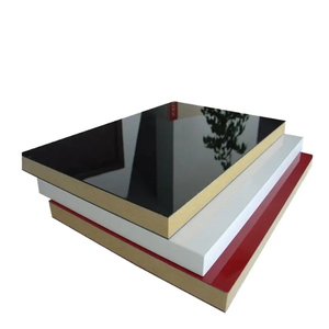 Độ bóng cao <span class=keywords><strong>MDF</strong></span> Acrylic độ bóng cao màu đen và trắng <span class=keywords><strong>MDF</strong></span> bảng các nhà sản xuất - Product Image 1