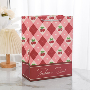 Sacs en papier kraft personnalisés avec poignées, impression de votre propre logo, motif, design, pour cadeaux, artisanat, shopping - Product Image 5