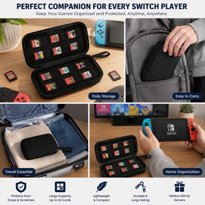 Estuche Rígido Personalizado de EVA para Tarjetas de Juego de Switch, Estuche de Viaje para Guardar Cartuchos de Juegos de Switch OLED - Product Image 4