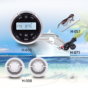 Marine accessories waterproof radio and speakers kit competitive Boat <b>Stereo</b> <b>System</b> 6.5'' Speakers IP66 - Product Image 3