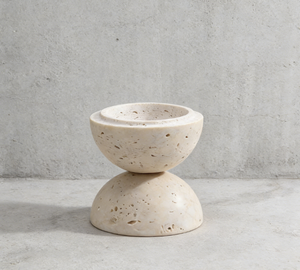 モダンラグジュアリーなカスタマイズ可能な天然トラバーチン製エコフレンドリー香炉、球形フレグランス、ホテル・ヴィラの屋内用、1年間 - Product Image 3