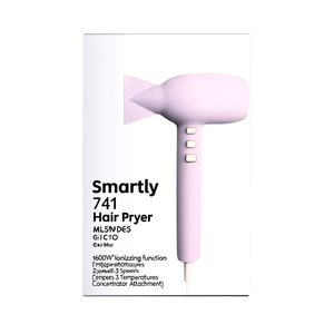 Secador de Pelo Smartly 741 de 1600W con Función Iónica, 2 Velocidades, 3 Temperaturas y Concentrador - Product Image 3