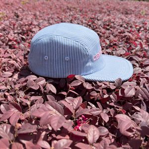 Gorra de cinco piezas de estilo americano fresco, nueva gorra de béisbol de ala plana bordada a rayas Hip-hop Street Dance, gorra de pareja de moda - Product Image 4
