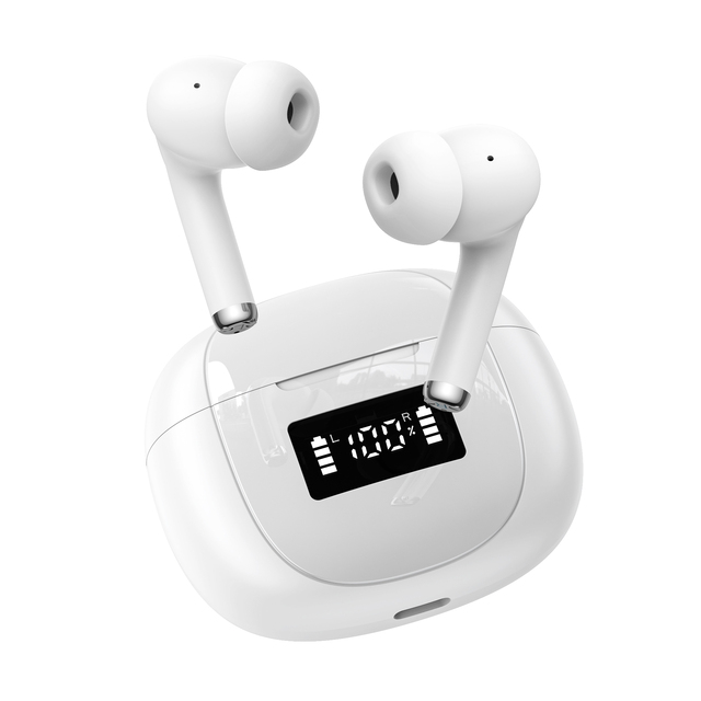 Audifonos Bluetooth 5.3 Wireless Earphones Hi-Fi Stereo Tws Earbuds Silent Disco Wireless Headphones In-Ear Sports Headset