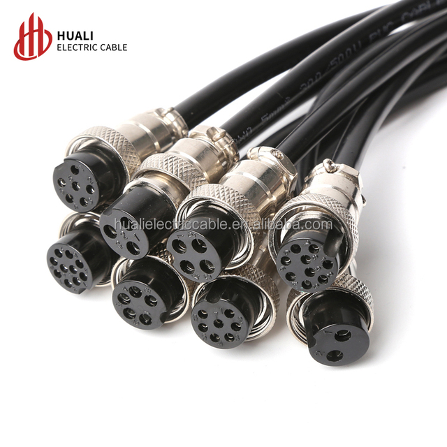 GX16GX16 Aviation Plug 2/3/4/5 Pin Male Female Connector 1M Cable Socket Waterproof Circular Connector