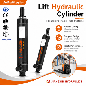 Vérin <span class=keywords><strong>hydraulique</strong></span> haute pression JX 28MPa à double effet en acier pour <span class=keywords><strong>benne</strong></span> basculante et camion à <span class=keywords><strong>benne</strong></span> basculante lourds - Product Image 1