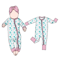 Combinaison en bambou à fermeture éclair convertible Little Glow Kid, à manches longues, respirante, pour bébés garçons, vêtements de nuit