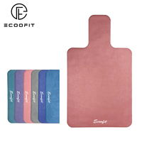 Ecoofit mince Ins Macaron Morandi Multi couleur unie impression personnalisée Logo caoutchouc daim pliable hygiène Pilates Reformer Mat