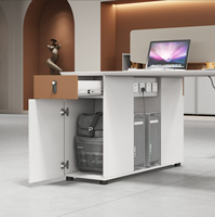 Bureau de direction moderne en gros avec plateau pour clavier, double ventilateur de refroidissement, idéal pour le bureau ou l'école
