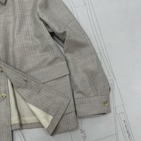 Chemise-veste pour homme à col pointu, fermeture cachée, style bomber, deux poches à rabat, tissage texturé, légère, surchemise d'hiver vintage