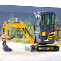 Mini-excavatrice SDJK 2 tonnes, moteur Kubota, EPA EURO5, excavatrice sur chenilles, mini-excavatrice 1 tonne, 3,5 tonnes pour utilisation agricole