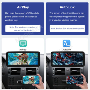 Écran sans fil CarPlay Linux Mookaka 12,3 pouces pour <span class=keywords><strong>Mercedes</strong></span> Benz <span class=keywords><strong>Classe</strong></span> <span class=keywords><strong>C</strong></span> W204 <span class=keywords><strong>2008</strong></span>-2010 <span class=keywords><strong>Autoradio</strong></span> NTG4.0 NTG5.0 - Product Image 5