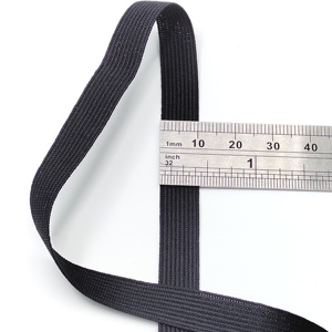 Cinta de nailon elástico de punto personalizada, cinta de cintura con cordón para pantalones, textiles para el hogar y ropa deportiva, ojal hueco - Product Image 4