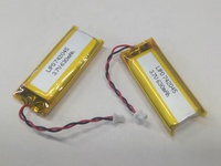 Batterie rechargeable 742045 3.7V 650mAh au lithium li-ion polymère avec pcm et connecteur en stock