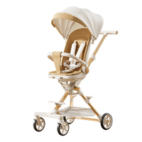 Poussette compacte légère en aluminium pour bébé, capacité de charge de 20 kg, pliable et portable pour les voyages, pour les enfants de 6 mois à 3 ans