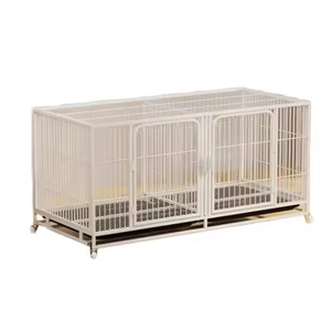 Cage <span class=keywords><strong>d</strong></span>'embarquement galvanisée moderne à trois couches pour l'élevage de chats Capacité commerciale pour 3 chats Litière pour chats sur roues - Product Image 1