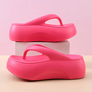 Sandales de plage compensées pour femme Guru, hauteur 6 cm, en EVA blanc - Product Image 4
