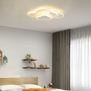 Lámpara de techo LED con forma de nube, lámpara de techo acrílica moderna con iluminación de 3 colores para sala de estar, dormitorio, habitación de niños, 52x31cm - Product Image 3
