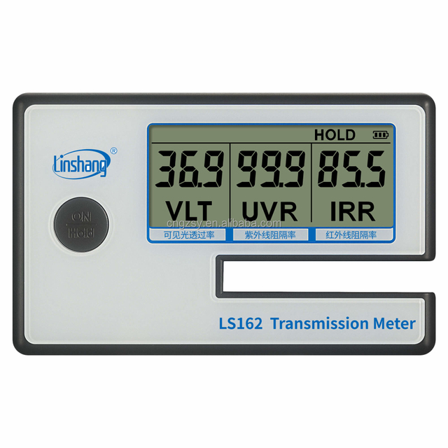 Portable Solar Film Tester Window Tint UV IR Rejection Visible Light Transmittance Meter LS162