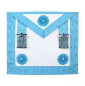 Artículo masónico de alta calidad, delantal de cuero Masonic Regalia, delantal bordado con logotipo personalizado para masón - Product Image 1