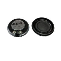 Komponen Speaker Kecil Magnet Internal Diafragma Laminasi Tahan Panas 28mm Bulat 8Ohm 2W 4Ohm 3W Suara Bagus Loudspeaker