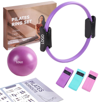 Kit d'accessoires de yoga et de pilates CZFIT modèle Y1251, 13 pièces, bande de résistance pour la remise en forme, entraînement à domicile, portable, antidérapant, en caoutchouc, pour tous les exercices de pilates