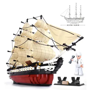 Sluban Educational Bricks Toys Military Series Ship Models Building Bricks Toys Small Particles Bricks DIY Toys