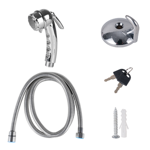 Boîte de douche extérieure pour camping-car avec serrure, kit de douche extérieure pour <span class=keywords><strong>caravane</strong></span> en ABS avec <span class=keywords><strong>douchette</strong></span> à main - Product Image 6