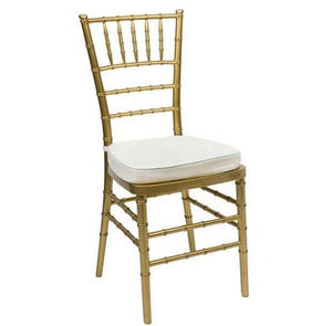 Sillas Tiffany Apilables de Metal Dorado para Restaurante, Hotel, Banquete y Bodas - Product Image 1