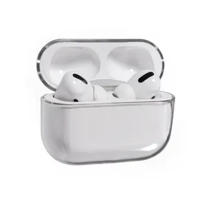 Ốp Trong Suốt Cho Apple Airpod Pro, Ốp Bảo Vệ Bằng Pha Lê Trơn Làm Từ Nhựa PC Cứng