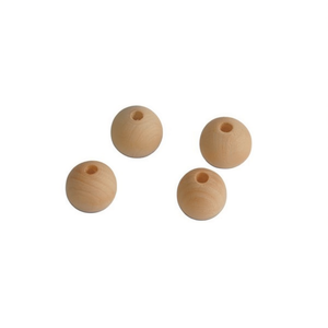 Perline di legno Ilan da 25 mm rotonde per artigianato e progetti fai da te - Product Image 1