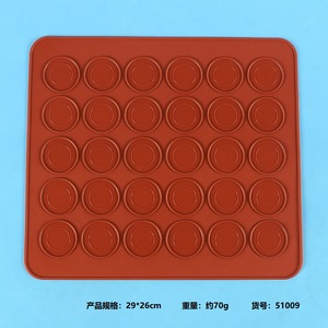 Tapis de cuisson en silicone pour macarons, 48/30 trous, antiadhésif, résistant à la chaleur, pour dropshipping Shopify - Product Image 4