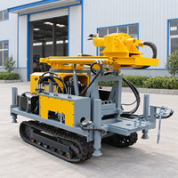 Foreuse de puits d’eau profond 260m 74kW diesel machine de forage de puits d’eau 400mm pour roche dure et puits agricoles