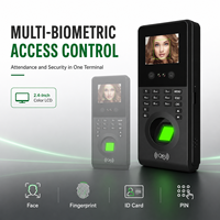 EBKN EN-606 Sistema de Control de Acceso Biométrico por Huella Dactilar y RFID, Máquina de Registro de Tiempo y Asistencia, Control de Acceso Inteligente para Puertas