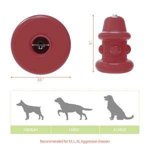 Jouet pour chien personnalisable en forme de bouche d'incendie pour marque, jouet pour chien de bouche d'incendie conçu pour la stimulation mentale, jouet distributeur de friandises pour chien - Product Image 2