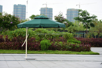 OEM Soleil Jardin Parasols Extérieur Aluminium Restaurant Grand rétractable Grande taille Terrasse Jardin Parasols Parasols