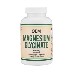 OEM/ODM 谷氨酸镁 400 毫克 |   180粒素食胶囊 |   高吸收镁补充剂，用于睡眠、肌肉和神经的维持 - Product Image 1