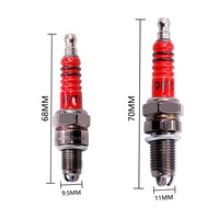 Bougie d'allumage 3 Triple Electrode A7TC D8TC pour 120 150 Moto Atv Scooter Allumage de Moto 1 pièce