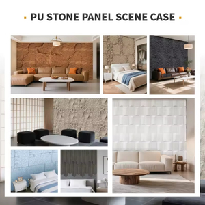 Panneau mural en PU moderne et écologique, imperméable, insonorisé, ignifuge, pour la décoration de chambre d'hôtel et de maison, avec design graphique - Product Image 6