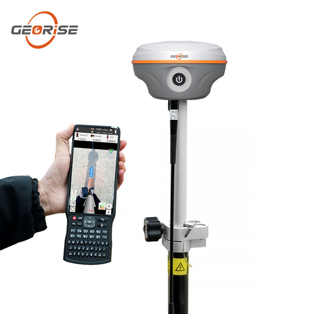 GeoRise R10 RTK Receiver IP68 Rated -45~75 Operating Temp 7x24 Technical Support High Value Network RTK Static Survey GNSS
