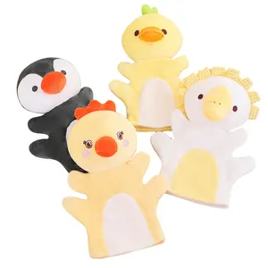 TS New Design Product Baby Animal Hand Puppets Plush Education Learning Puppet Toy