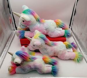 ขายส่ง Oem/odm โรงงานผ้าฝ้ายที่กำหนดเองนุ่มยัดไส้สัตว์ยูนิคอร์นตุ๊กตาของเล่น14.5นิ้ว L - Product Image 5