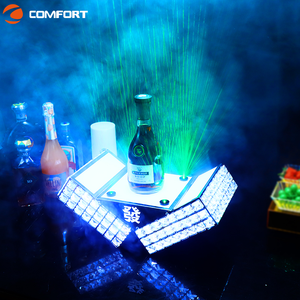 Lujoso KTV Bar Crystal <span class=keywords><strong>Lasser</strong></span> LED Light Bottle Service Display Rack Botella Presentador - Product Image 2
