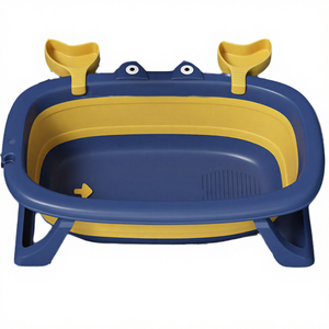 อ่างอาบน้ำเด็กแบบพับได้คุณภาพสูง PP+TPE ทรงตรงขนาดใหญ่ ใช้งานได้หลากหลาย 67x44x20 ซม. - Product Image 4