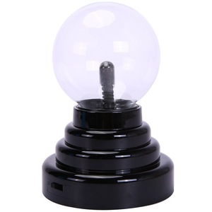 Lampe Magique USB 3 Pouces, Boule d'Ions à Contrôle Tactile, Lampe de Bureau en Verre à Effet Éclair Électrostatique, Cadeau d'Affaires - Product Image 3