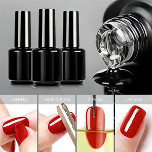 Factory direct sales 15ml Professional Super Clear Gel Nail Polish Clear UV Gel <b>Top</b> <b>Coat</b> - Product Image 3
